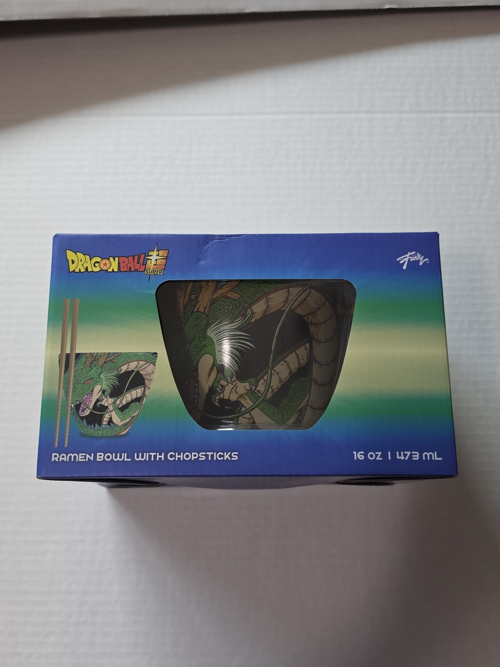 Funky Shenron Ramen Bowl With Chopsticks Dragon Ball Z NEW